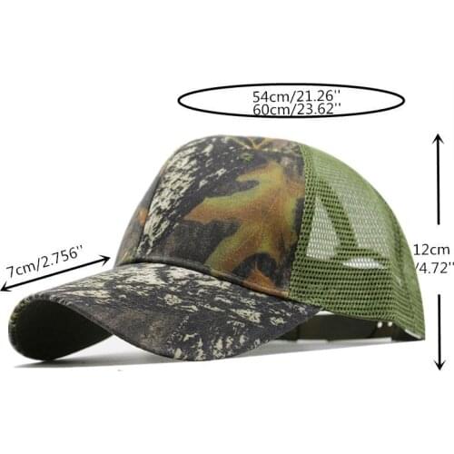 Camo Baseball Caps Men Summer Mesh Cap Tactical Camouflage Hat For Men Women High Quality Bone Masculino Dad Hat Caps