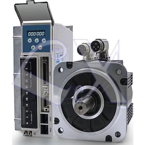 JMC 1.5KW High voltage AC220V servo motor drive kit 1500W 2000RPM 22.5NM 130mm AC220V 130JASM515220K-M23B-T + JASD15002-20B