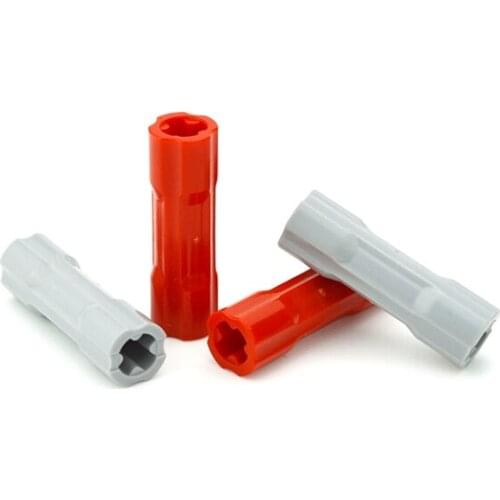 Building Blocks Technical Parts Axle Connector 3L DIY 1x3 Shaft Connection Compatible with 26287 DIY Educational Bricks Toys