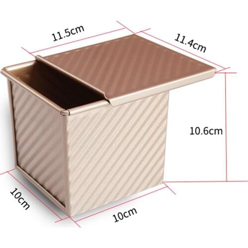 Square Non Stick Pan Loaf Bakeware Bread Cake Baking Bake Cookware Tin Tray
