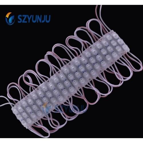 Hot LED Injection Module With Round Lens Mini 2835 LED Modul IP68 Super Bright Small LED Sign Module 3 LED 40x11mm 20-100pcs