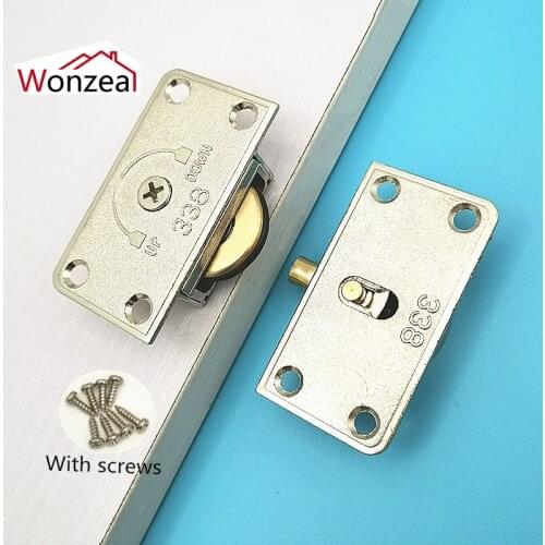 Furniture Sliding Door Wheel Roller Runner Wardrobe Cabinet Bearing Top Bottom Pulley Wheel Metal Wading Door