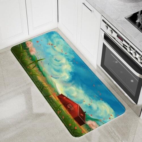 Cartoon Floor Mat Rural Life In Fairy Tales Area Rugs Large Home Living Room Bedroom Dormitory Carpet Decor Doormat