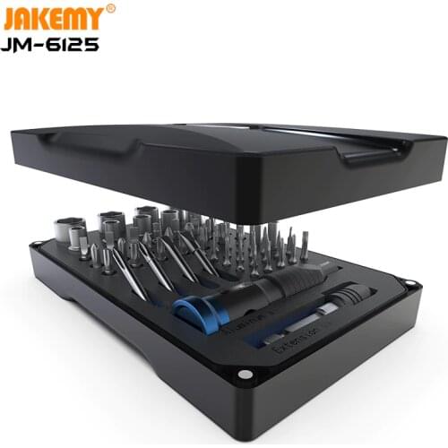 JAKEMY Precision Screwdriver Kit Magnetic Bits Electronics Screwdrivers Set for iPhone Tablet Computer Watch Repair Tools