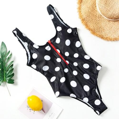 New 2021 Sexy Zipper One Piece Swimsuit Women Solid Swimwear Bodysuit Swimsuit Push Up Monokini Bathing Suit Summer Beachwear XL