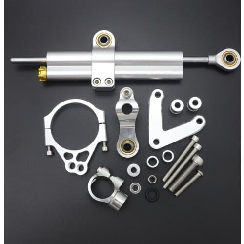 GT Motor - For DUCATI 848 2008-2010 2009 Motorcycles Adjustable Steering Stabilize Damper Bracket Mount Support Kit Accessories