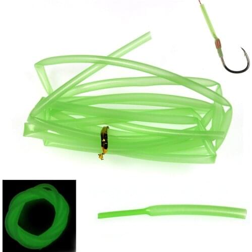 2 Meter 5mm Saltwater Fishing Accessories Luminous Heating Shrink Tube Shrink Sleeves For Fishing Rigs Protector Materials