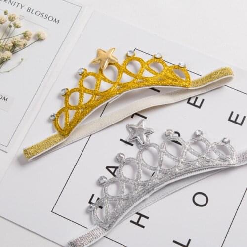 Flower Crown Baby Headband Lace Bows Kids Baby Girl Gift Headbands Turban Elastic Princess Hair Band Hairband Hair Accessories