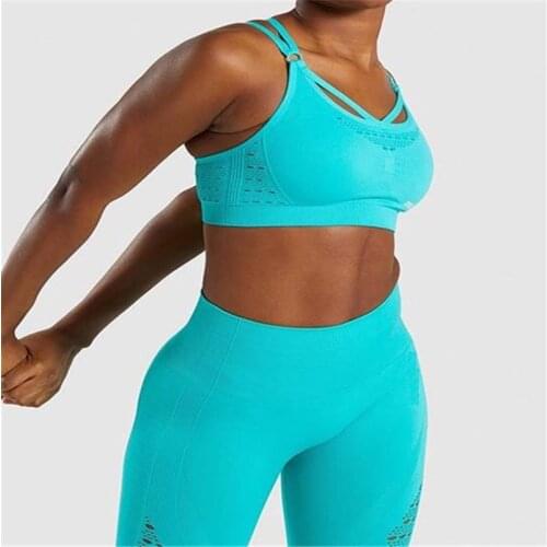 Women Gym Wear Sports Bra Top Push Up Fitness Yoga Bra Underwear Sport Tops For Women Breathable Running Vest Empty chest