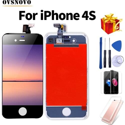 AAA quality LCD For iPhone 4 Display pantalla For iPhone 5 Touch Screen Replacement Assembly No Dead Pixel+Tempered Glass&Tools