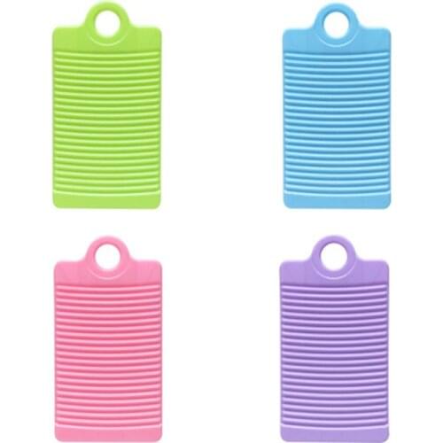 1pcs Thicken Portable Clothes Cleaning Tools Antislip Laundry Accessories Mini Washboard Plastic Washing Board