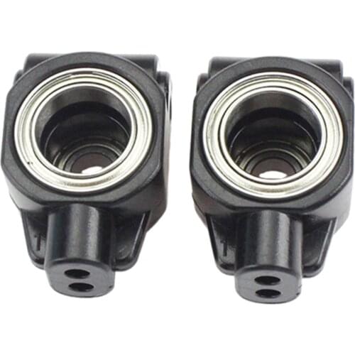 2Pack 1:10 Metal Rear Steering Hub Carrier Knuckle for Wltoys 104001 Buggy