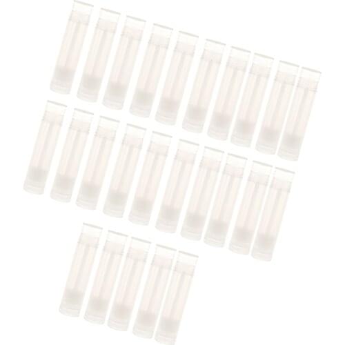 25pcs 5g Empty Lip Balm Containers Tubes Refillables Bottles Lipstick Tube