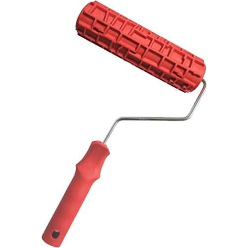 7inch Embossing Brick Wall Grain Paint Roller Replacement Painting Brush Sleeve