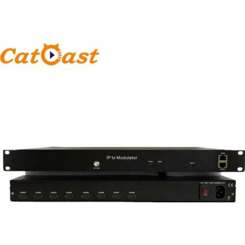 8 HDMI 1080p/i to DVB-T DVB-C ISDB-T ATSC Modulator RF Encoder Modulator