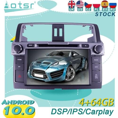For Toyota Land Cruiser Prado 150 2014 - 2017 Android 10 Car Radio Multimedia Video Player GPS Navigation Stereo Head Unit