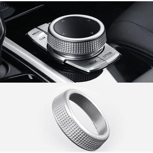 Car Multimedia Buttons cover Trim Sticker For BMW 5 Series G30 G38/7 Series 2016-2019 / X3 X4 G01 G02/ 6 Series GT 2018