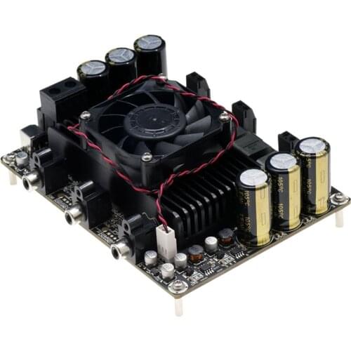 2x200W+1x400W 2.1 three-channel D-class digital power amplifier power board finished super-subwoofer