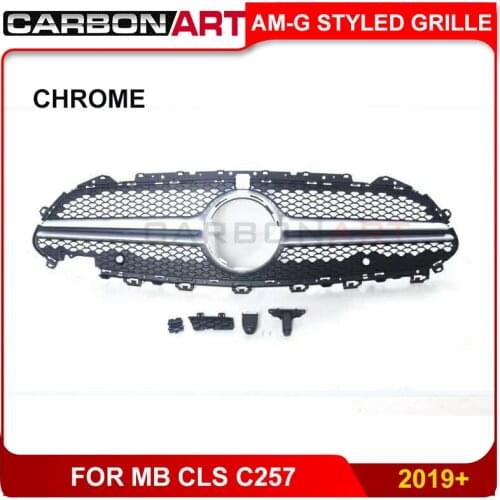 CLS C257 grill am g styled Grill For CLS Class w257 Facelift Auto Front Grille 2019 CLS300 CLS350 CLS450 CLS500 4Matic
