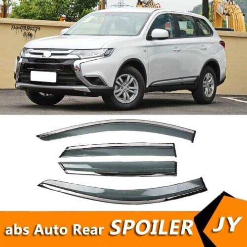 For Mitsubishi Outlander 2016-2018 Window Visor Vent Shades Sun Rain Deflector Guard For Outlander Auto Accessories 4PCS/SET