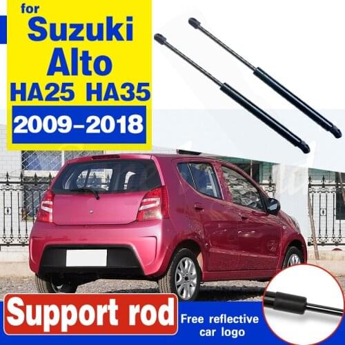 2Pcs Tailgate Trunk Boot Gas Struts Support Spring For Suzuki Alto 2009-2014 Rear Tailgate Lifters strut rod hydraulic rod strut