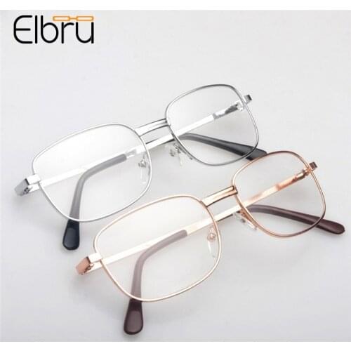Elbru Ultralight Clear Vision Glasses Fashion Eyewear Reading Glasses Portable Gift For Parents Magnification Presbyopic Unisex