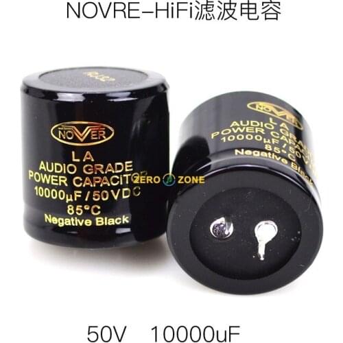 Novartis Gold 10000uF/50V Audio Fever Electrolytic Capacitor