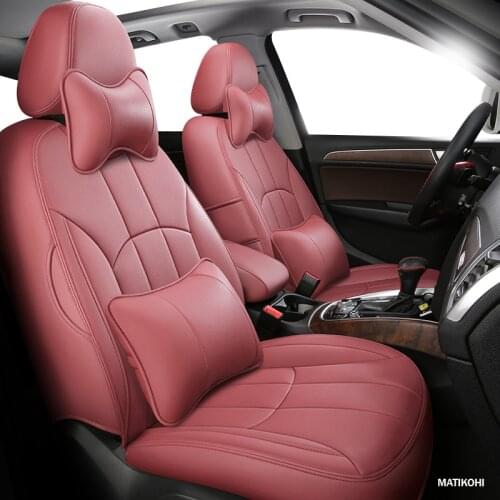 MATIKOHI Custom Leather car seat cover For LIFAN 320 330 520 X60 720 620 630 530 820 X80 X50 330EV Automobiles Seat Covers