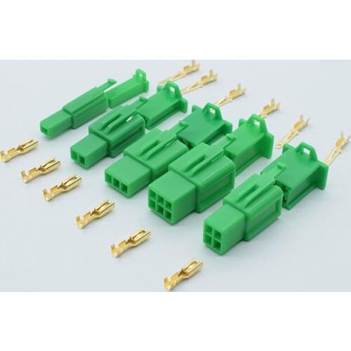 Motorcycle Car Connector Male-Female Butt Plug 2.8mm 1P2P3P4P6P