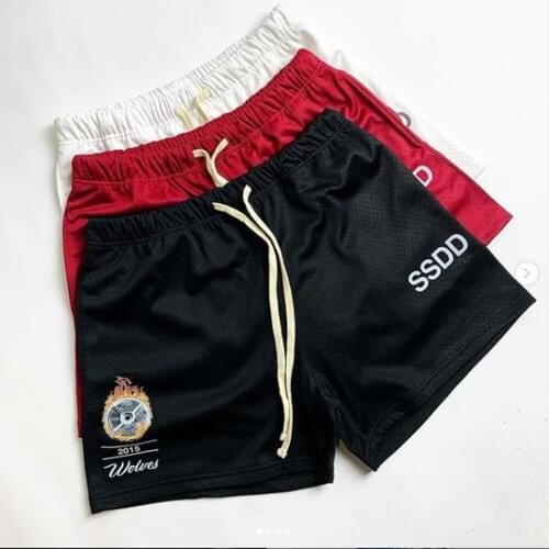 New Tops Mens summer 2021 Sports fitness shorts mens thin mesh running training breathable quick-drying pants