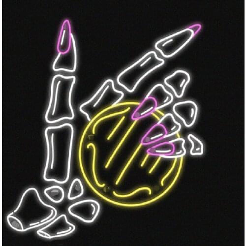 Neon Sign the Claw neon sign Beer Bar Pub Handcrafted Neon Sign Glass Tube Enseign Lumineuse Bar neon sign letters Games Neon