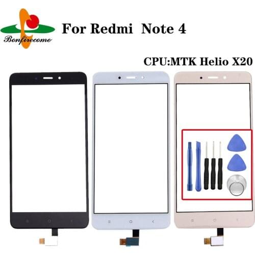 Note4 For Xiaomi Redmi note 4 Touch Screen Panel Sensor 5.5" LCD Display Glass Digitizer Replacement