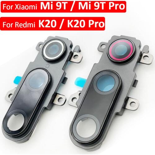 For Xiaomi Mi 9T / Mi 9T Pro / Redmi K20 / K20 Pro Rear Camera Glass Lens Cover With Frame Holder with Sticker Replacement