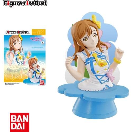 BANDAI Original Figure-riseBust Kunikida Hanamaru Love Live Sunshine Pvc Collection Model Toy Anime Figure Toys for Kids