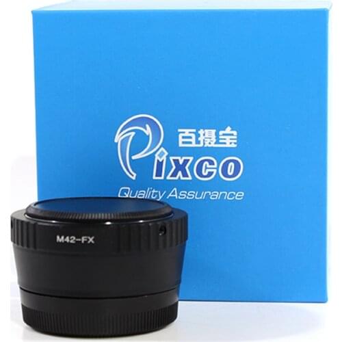 Pixco Speed Booster Focal Reducer Lens Mount Adapter Ring for M42 Screw Lens to Fujifilm X mount Camera X-E4 X-T4 X-T200 X-S10