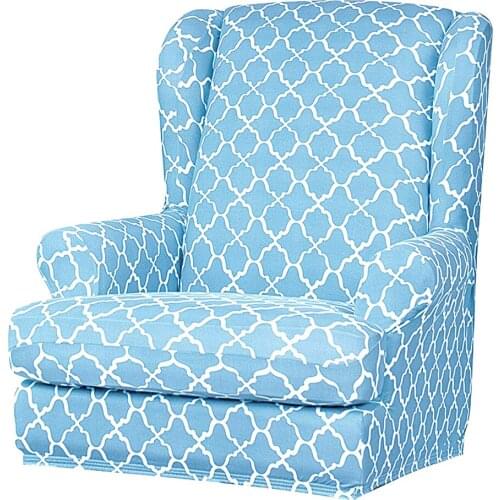 Stretchable Wingback Armchair Decorative Wing back Sofa Recliner Slipcover