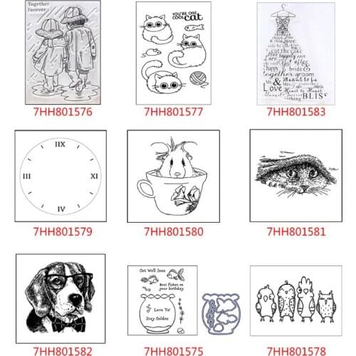 Forever Love DIY Silicone Clear Stamp Cling Seal Scrapbook Embossing Album Decor Craft