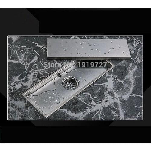 Vidric New Arrival Wholesale 304# Stainless Steel Tile in Hand Made Smart Tile Insert Shower Floor Channel Waste Grate Drain 300
