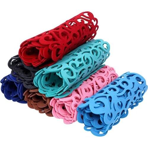 Felt Table Runner Kitchen Runners Hollow Out Fall Mat For Wedding Home Dinning Coffee Tablecloths Modern Decoration 29*100cm/pc