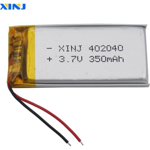 XINJ 3.7V 350mAh Lithium Polymer Rechargeable Battery Accumulator li-po cell For E-book Driving recorder DIY Tablet PC 402040