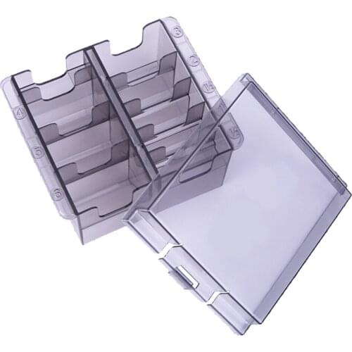 8 Grids Guide Comb Storage Box Base Case Hairdressing Tool Attachment Accs