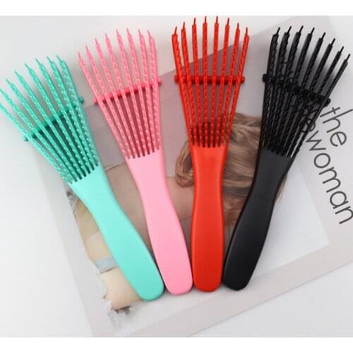 1PCS Detangle Hairbrush Anti-Tie Knot Professional Octopus Type Health Care Comb For Salon Hairdressing Styling Tools