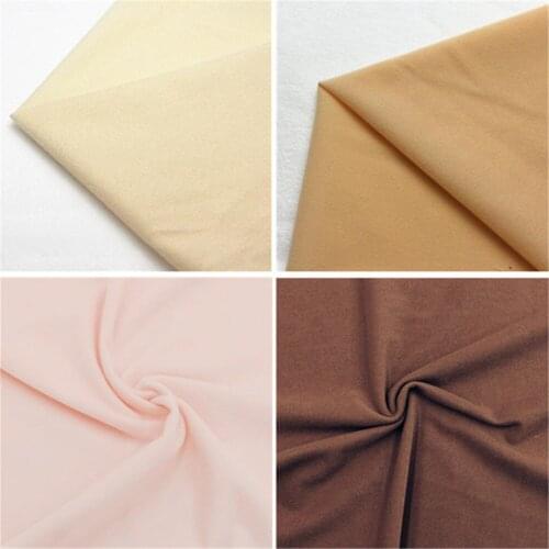 1 Yard Solid Skin Tone Fabric Flesh Rag Doll Toy Making DIY Accessories