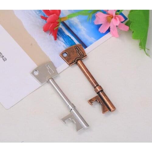 10pcs/lot Personality creative mens multi-function metal bottle opener keychain Key pendant custom gift