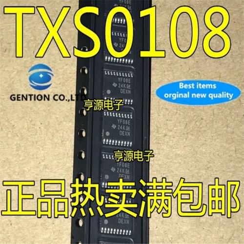 10Pcs TXS0108 TXS0108EPWR YF08E TSSOP-20 Logic converter chip in stock 100% new and original