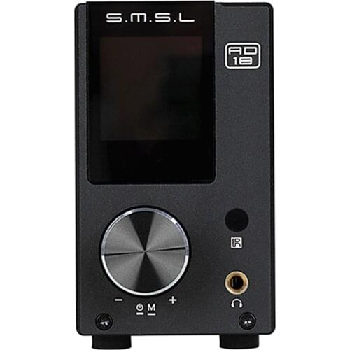 2019 SMSL AD18 HI-FI Audio Stereo Amplifier with Bluetooth 4.2 Supports Apt-X USB DSP Full Digital Power Amplifier For Speaker