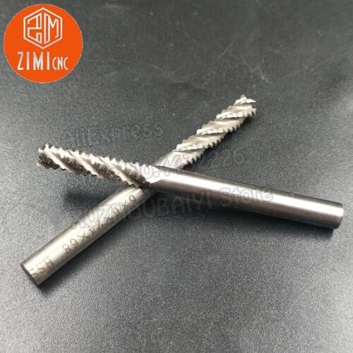 6mm Straight Shank End Mill Wave Edge Milling Cutter 4 Flutes Teeth Milling Cutter High Precision HSS Metal Cutter CNC Tool Set
