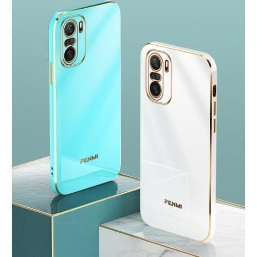 Plating Ring Holder Case For POCO F3 Case Soft Silicone Phone Cover For POCO F2 Pro Fundas