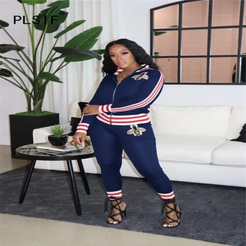 European Style O Neck Tops And Long Pant Suit Slim Fit 2 Pieces Clothes Suit Ladies Two Pieces Tracksuits