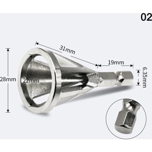 Deburring External Chamfer Tool Molybdenum Vanadium Remove Burr Tools for Drill Bit MAZI888
